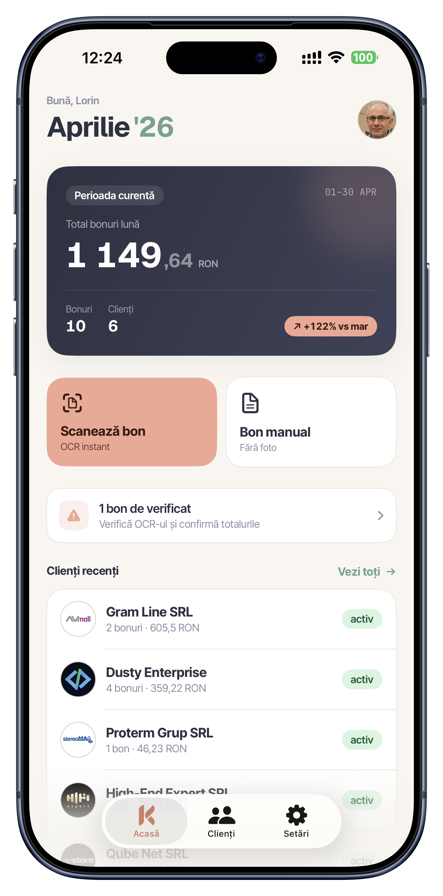 Kontiq - Dashboard